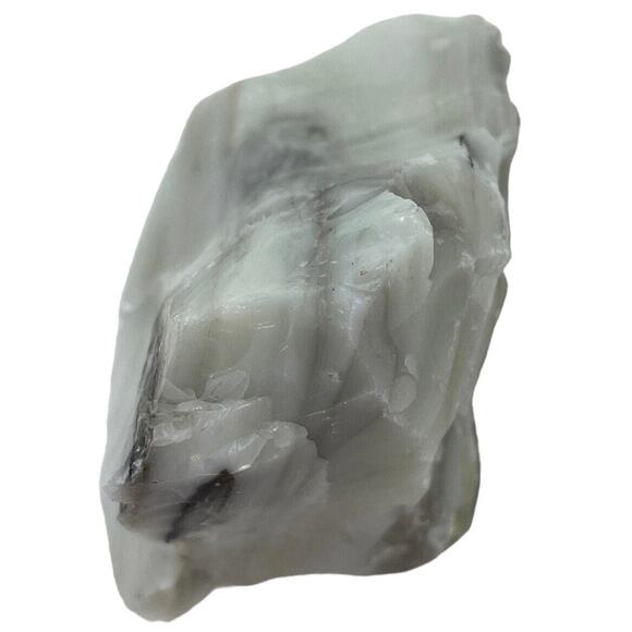 Jadeite Custard Art Glass Cullet Glowing Uranium Layered Slag Glass #5GX111 - Picture 3 of 5